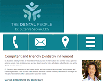 Tablet Screenshot of fremont-dentistry.com